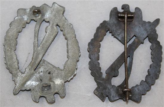 Five German Third Reich Anti Aircraft badges